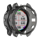 Max Maxb Silicone Full Cover Screen Protective Case For Garmin Fenix 6s 45mm Black