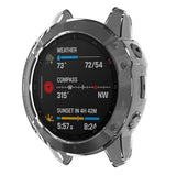 Maxbell Silicone Full Cover Screen Protective Case For Garmin Fenix 6s  White