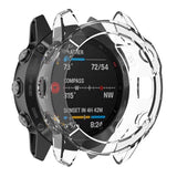 Maxbell Silicone Full Cover Screen Protective Case For Garmin Fenix 6s  White