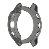 Maxbell Silicone Full Cover Screen Protective Case For Garmin Fenix 6s  Black