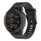 Maxbell Silicone Full Cover Screen Protective Case For Garmin Fenix 6s  Black
