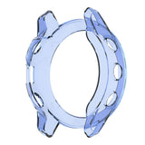 Maxbell Silicone Full Cover Screen Protective Case For Garmin Fenix 6s  Blue
