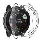 Maxbell Smart Watch Screen Case Cover Silicone Protector for Garmin Fenix 6X White