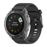 Maxbell Smart Watch Screen Case Cover Silicone Protector for Garmin Fenix 6X White