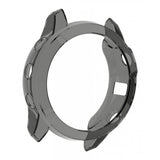 Maxbell Smart Watch Screen Case Cover Silicone Protector for Garmin Fenix 6X Black