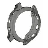 Maxbell Smart Watch Screen Case Cover Silicone Protector for Garmin Fenix 6X Black