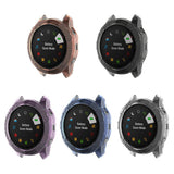 Maxbell Smart Watch Screen Case Cover Silicone Protector for Garmin Fenix 6X Black