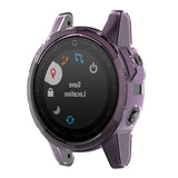 Maxbell Smart Watch Screen Case Cover Silicone Protector for Garmin Fenix 5S purple