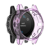 Maxbell Smart Watch Screen Case Cover Silicone Protector for Garmin Fenix 5S purple