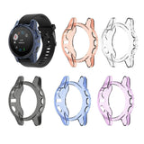 Maxbell Smart Watch Screen Case Cover Silicone Protector for Garmin Fenix 5S purple