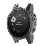 Maxbell Smart Watch Screen Case Cover Silicone Protector for Garmin Fenix 5S white