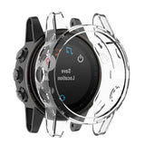 Maxbell Smart Watch Screen Case Cover Silicone Protector for Garmin Fenix 5S white