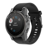 Maxbell Smart Watch Screen Case Cover Silicone Protector for Garmin Fenix 5S white
