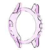 Maxbell 1 Piece Case Protective Cover for Garmin Watch Transparent Purple