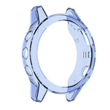 Maxbell 1 Piece Case Protective Cover for Garmin Watch Transparent Blue