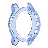 Maxbell 1 Piece Case Protective Cover for Garmin Watch Transparent Blue