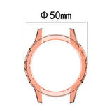 Maxbell 1 Piece Case Protective Cover for Garmin Watch Transparent Blue