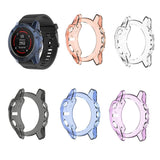 Maxbell Smart Watch Silica Gel Protective Case Cover For garmin fenix 5X White
