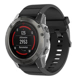 Maxbell Smart Watch Silica Gel Protective Case Cover For garmin fenix 5X White