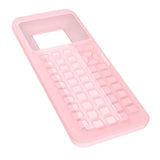 Maxbell 1 Piece Case Cover  for Texas Instruments TI-84 Plus    Transparent Pink