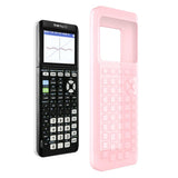 Maxbell 1 Piece Case Cover  for Texas Instruments TI-84 Plus    Transparent Pink