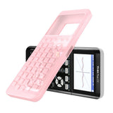 Maxbell 1 Piece Case Cover  for Texas Instruments TI-84 Plus    Transparent Pink