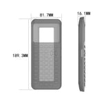 Maxbell 1 Piece Case Cover  for Texas Instruments TI-84 Plus    Transparent White