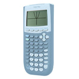 Maxbell 1 Piece Case Cover  for Texas Instruments TI-84 Plus   Transparent Blue