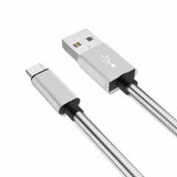 Maxbell 2M Micro USB Quick Chargring Cable Data Cord For Android Phones silver