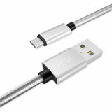 Maxbell 2M Micro USB Quick Chargring Cable Data Cord For Android Phones silver