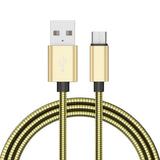 Maxbell 2M Micro USB Quick Chargring Cable Data Cord For Android Phones Golden