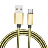 Maxbell 2M Micro USB Quick Chargring Cable Data Cord For Android Phones Golden