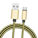 Maxbell 2M Micro USB Quick Chargring Cable Data Cord For Android Phones Golden
