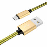 Maxbell 2M Micro USB Quick Chargring Cable Data Cord For Android Phones Golden