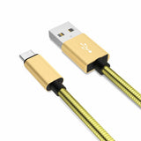 Maxbell 2M Micro USB Quick Chargring Cable Data Cord For Android Phones Golden