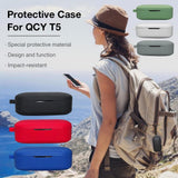 Max Maxb Silicone Case For QCY T5 Wireless Headset Protective Sleeve Cover Green