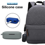 Max Maxb Silicone Case For QCY T5 Wireless Headset Protective Sleeve Cover Gray
