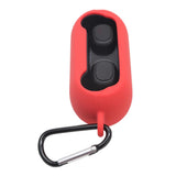 Max Maxb Silicone Earphone Case Protective Skin Cover For SoundPEATS TrueFree Red