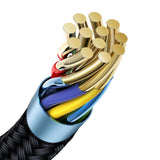 Maxbell 1.8m Type-C Fully Compatible Fast Charge Data Cable Spring Wire Black