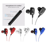 Max Maxb Single Speaker 1.2M Wired 3.5MM Earphone Earbuds HiFi Stereo Headset Black