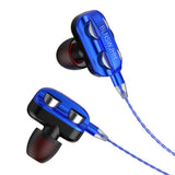 Max Maxb Single Speaker 1.2M Wired 3.5MM Earphone Earbuds HiFi Stereo Headset Blue