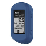 Maxbell New Silica Gel Case Shell Waterproof For Garmin edge130 GPS Watch Dark Blue