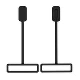 Maxbell 10Pcs Dustproof Plug Case Anti-Friction for Garmin fenix5x / 6x  Black