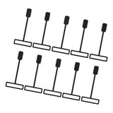 Maxbell 10Pcs Dustproof Plug Case Anti-Friction for Garmin fenix5x / 6x  Black
