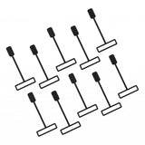 Maxbell 10Pcs Dustproof Plug Case Anti-Friction for Garmin fenix5x / 6x  Black