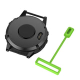 Maxbell 10Pcs Dustproof Plug Case Anti-Friction for Garmin fenix5x / 6x  Lemon