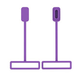 Maxbell 10Pcs Dustproof Plug Case Anti-Friction for Garmin fenix5x / 6x  Purple