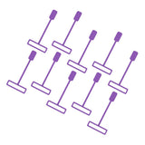 Maxbell 10Pcs Dustproof Plug Case Anti-Friction for Garmin fenix5x / 6x  Purple