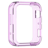 Maxbell New Soft Smart Watch Case Housing Frame Protector For Xiaomi Clear Purple