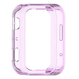 Maxbell New Soft Smart Watch Case Housing Frame Protector For Xiaomi Clear Purple